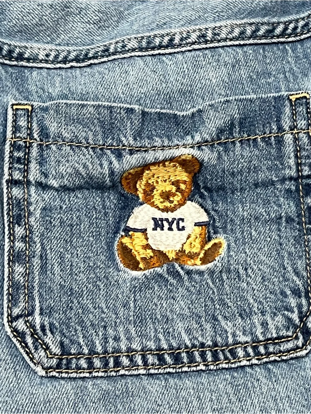 Girls Abercrombie Kids Bear Jean Shorts